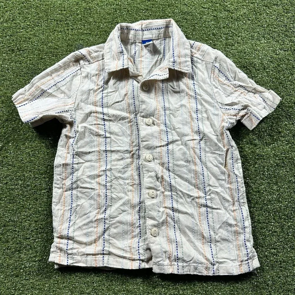 Old Navy Boys Short Sleeve Button-Down Shirt Size 5T